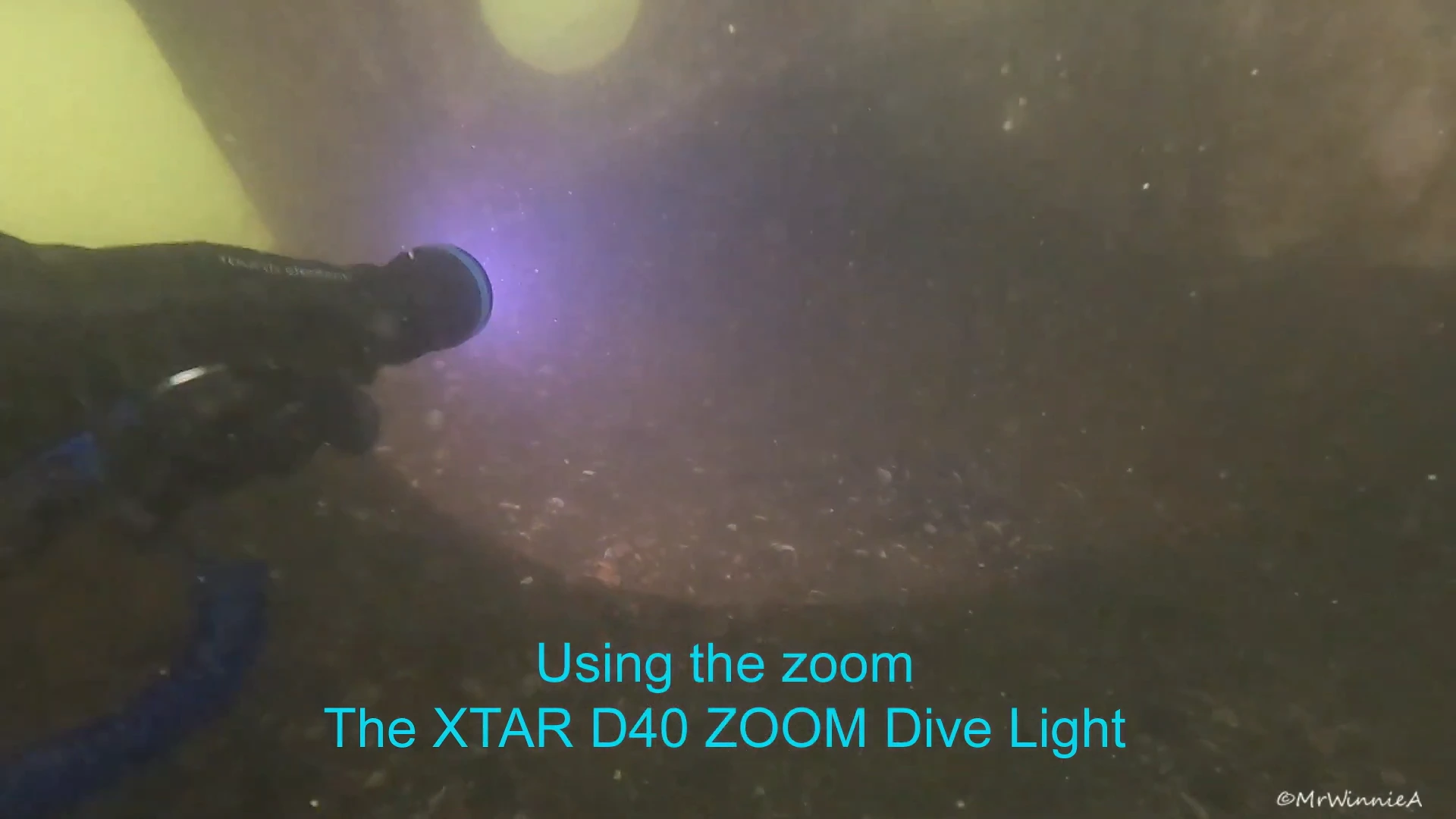 D40 underwater zoom in action